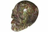 Polished Dragon's Blood Jasper Skull - South Africa #110079-1